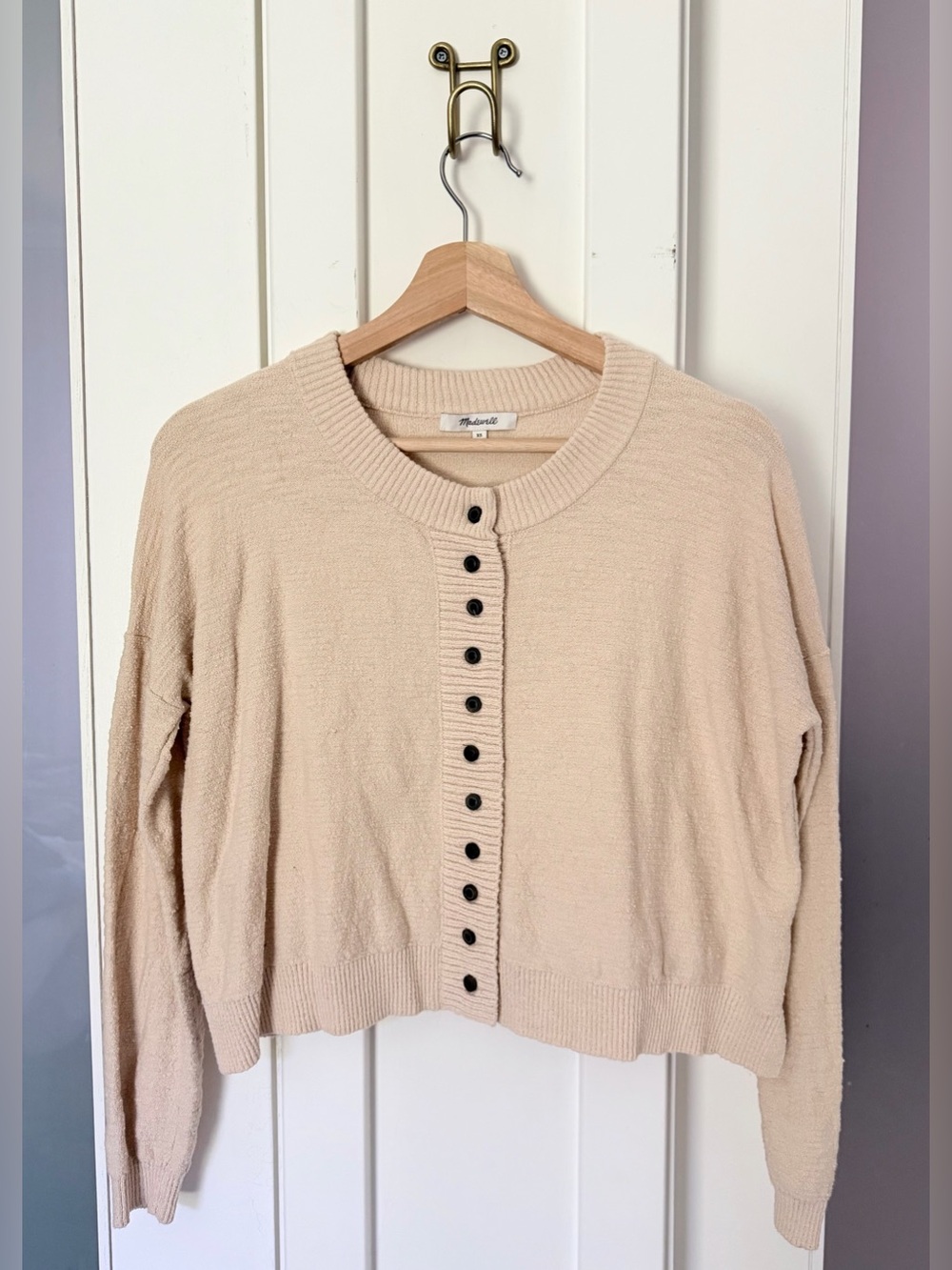 Madewell Brampton Crop Cardigan Sweater